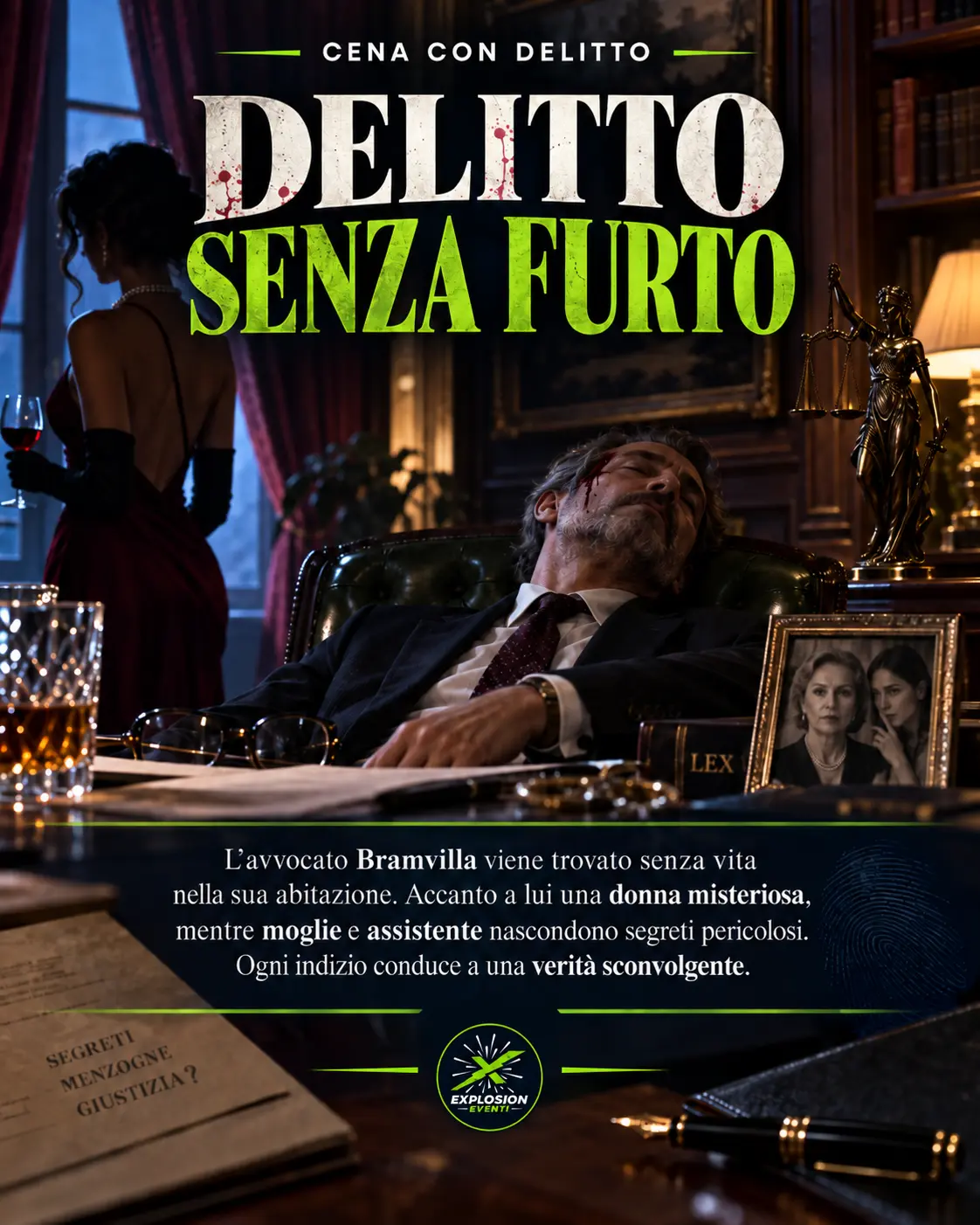 Locandina della Cena con Delitto Delitto senza furto