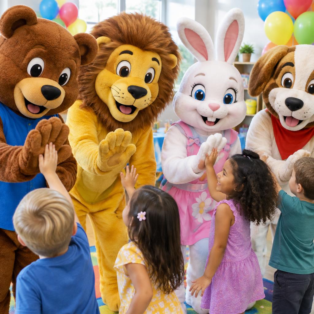 Mascotte e personaggi Explosion For Kids